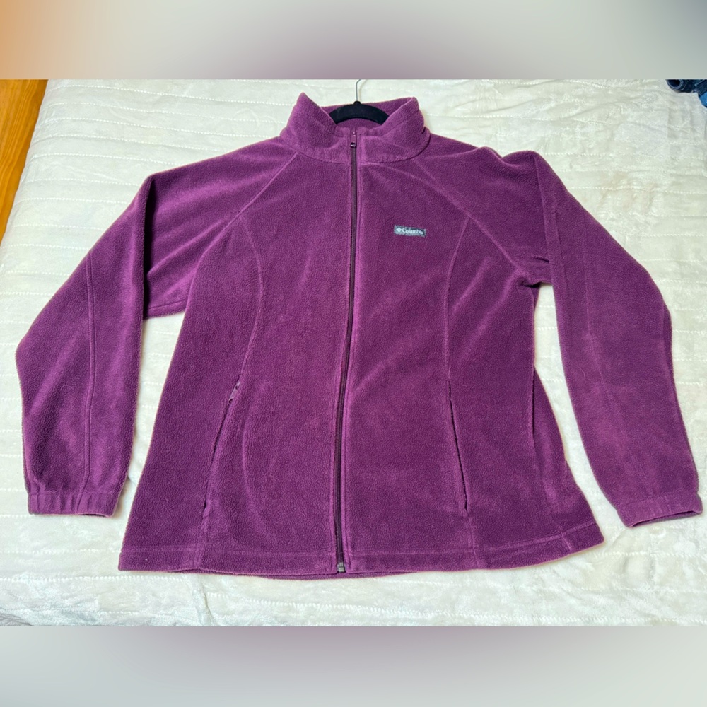 Columbia Women’s Purple Fleece Jacket 1X XL